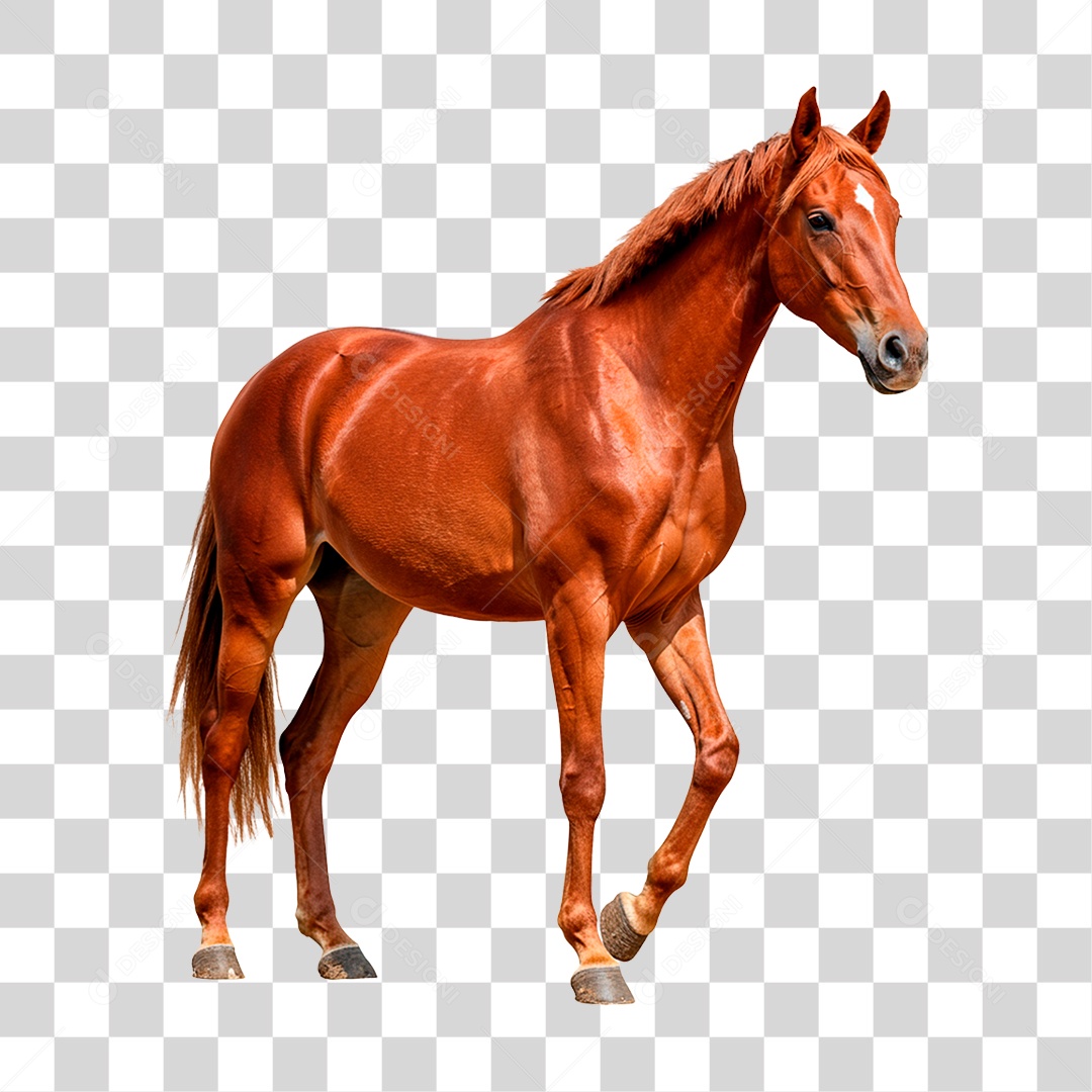 Cavalo Castanho PNG Transparente