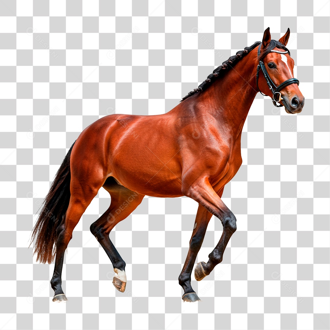 Cavalo Castanho PNG Transparente
