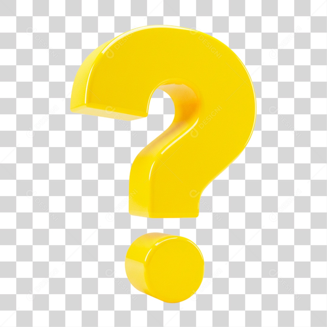 Ponto de Interrogação PNG Transparente