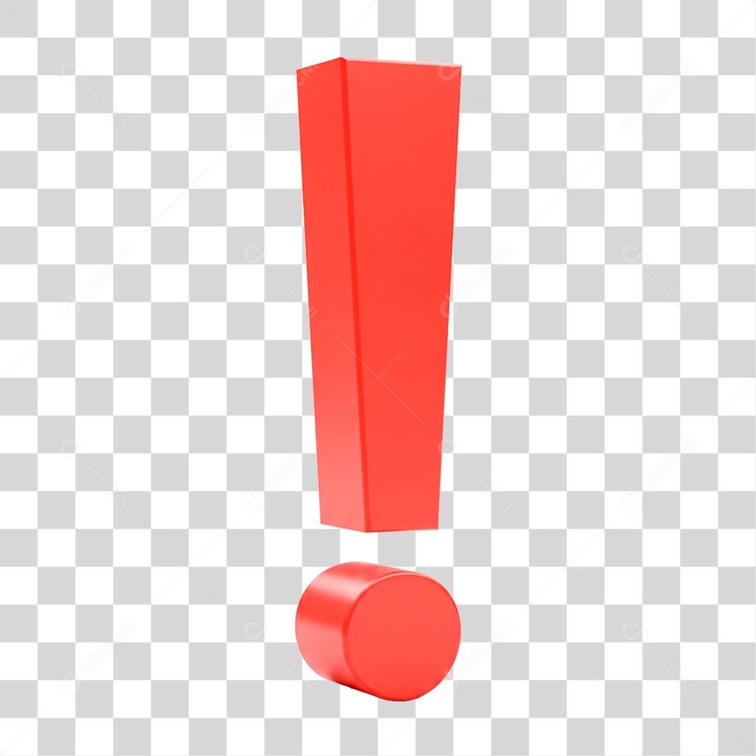 Ponto de Exclamação PNG Transparente