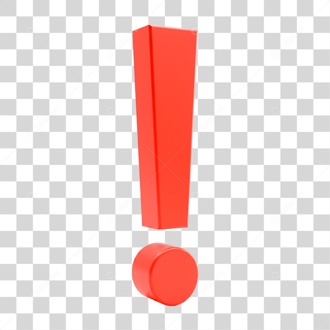 Ponto de Exclamação PNG Transparente