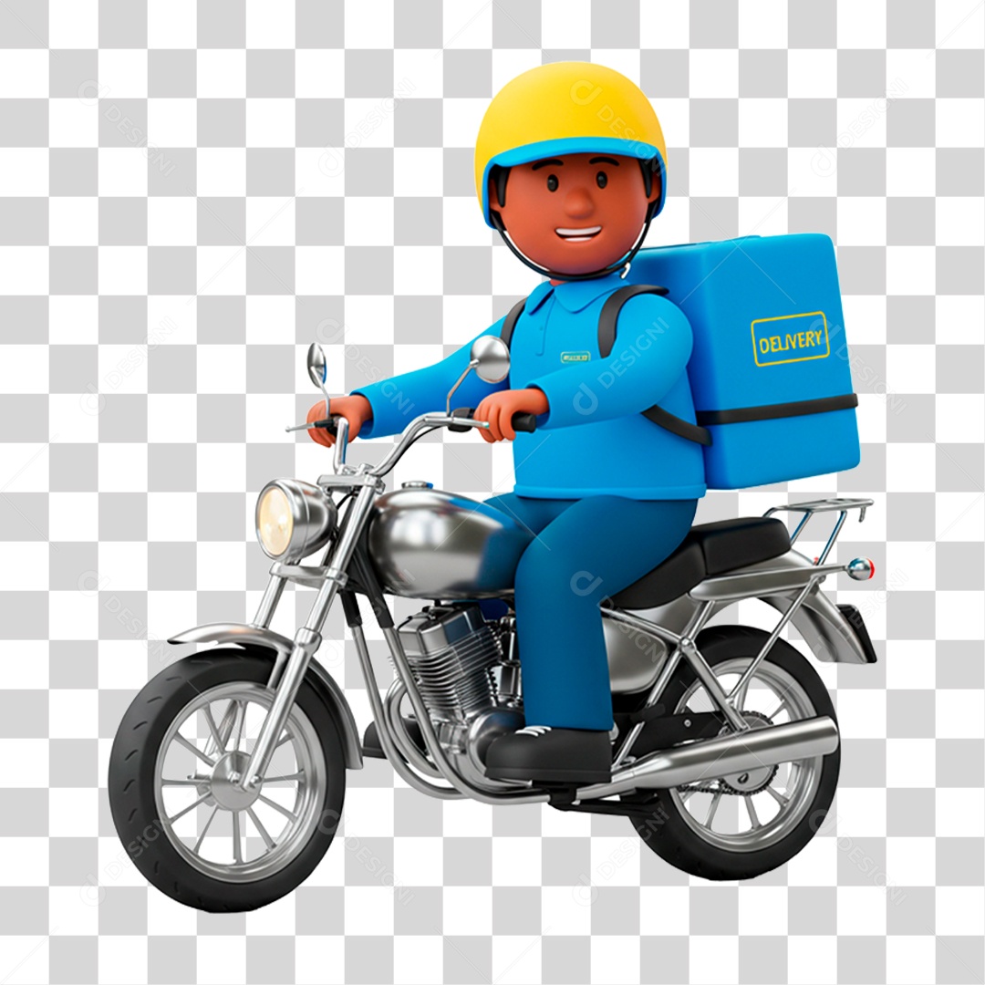 Motoqueiro PNG Transparente