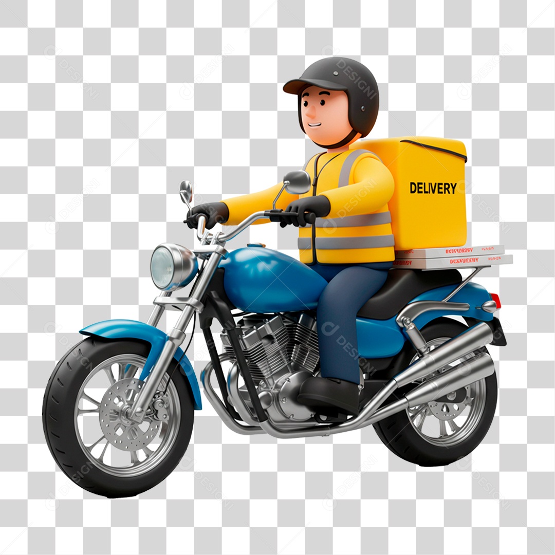 Motoqueiro PNG Transparente