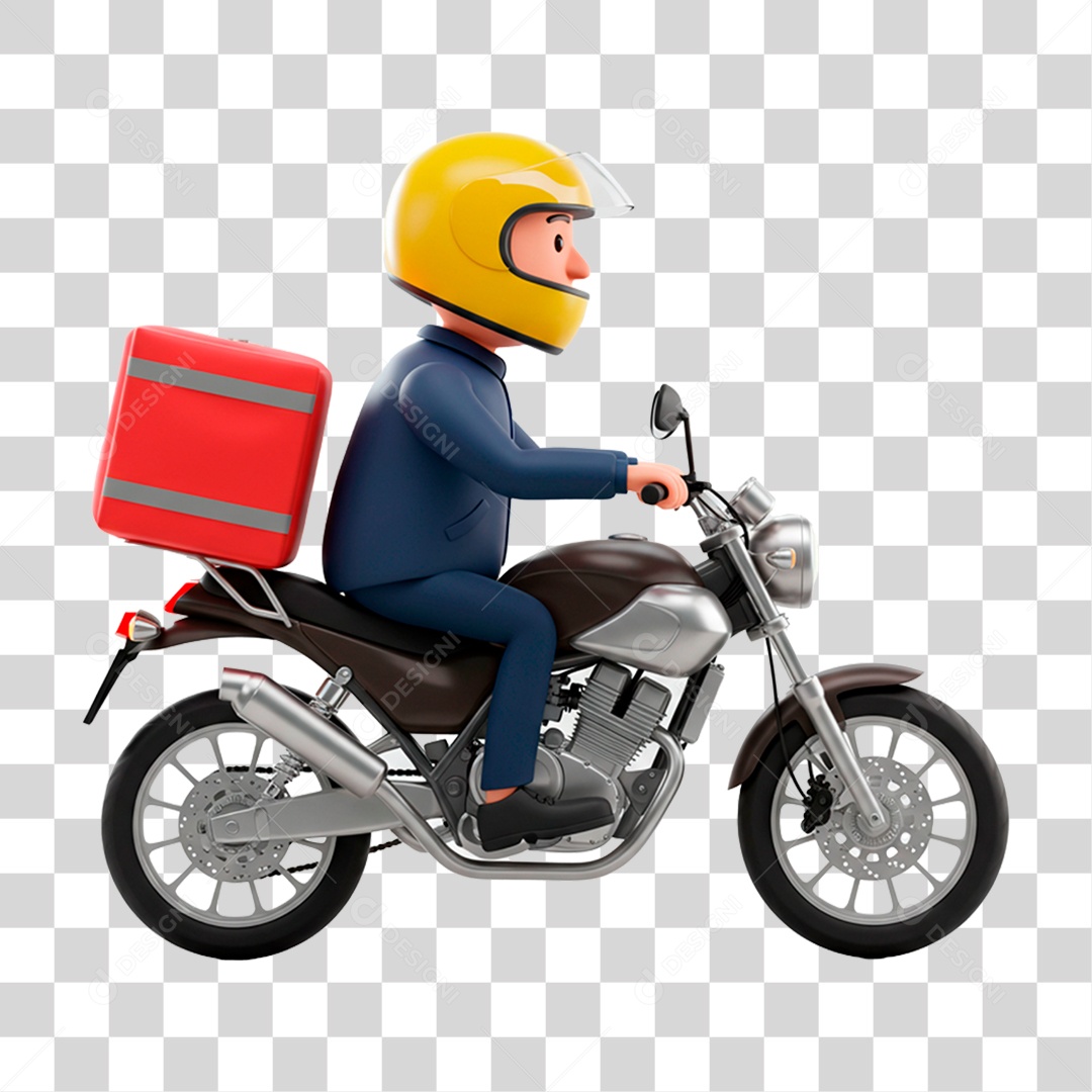 Motoqueiro PNG Transparente