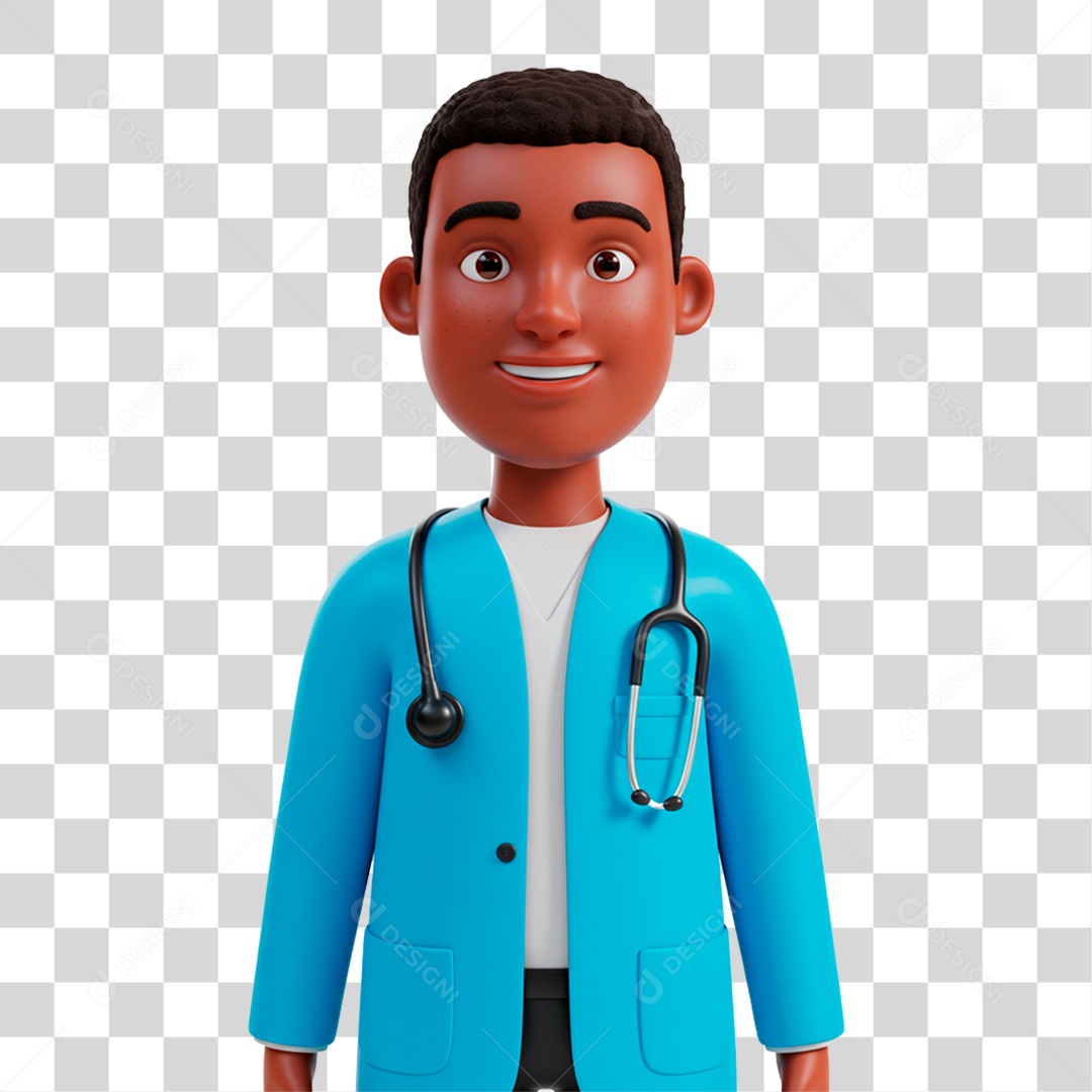 Personagem Médico PNG Transparente