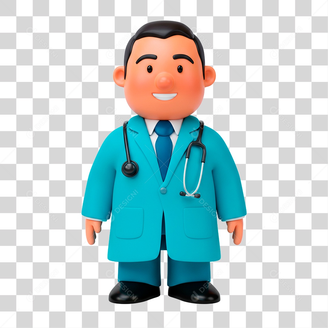 Personagem Médico PNG Transparente