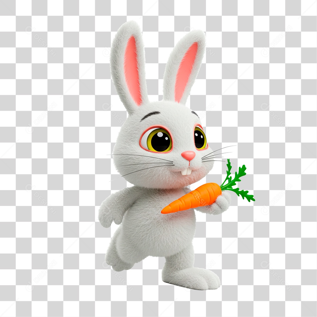 Personagem Coelho PNG Transparente