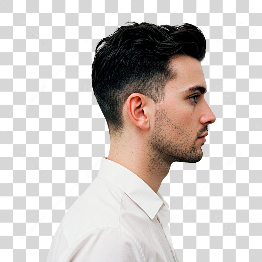 Homem de Barba PNG Transparente