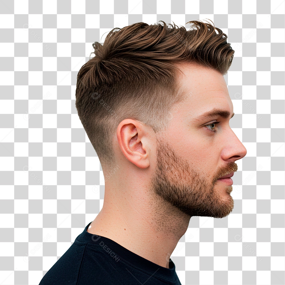 Homem de Barba PNG Transparente