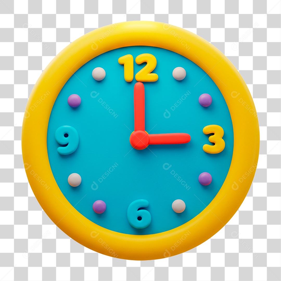 Relógio de Parede PNG Transparente