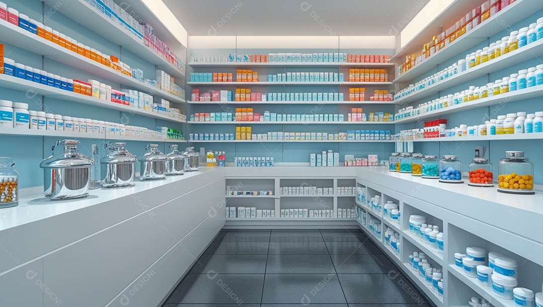 Interior de uma farmacia