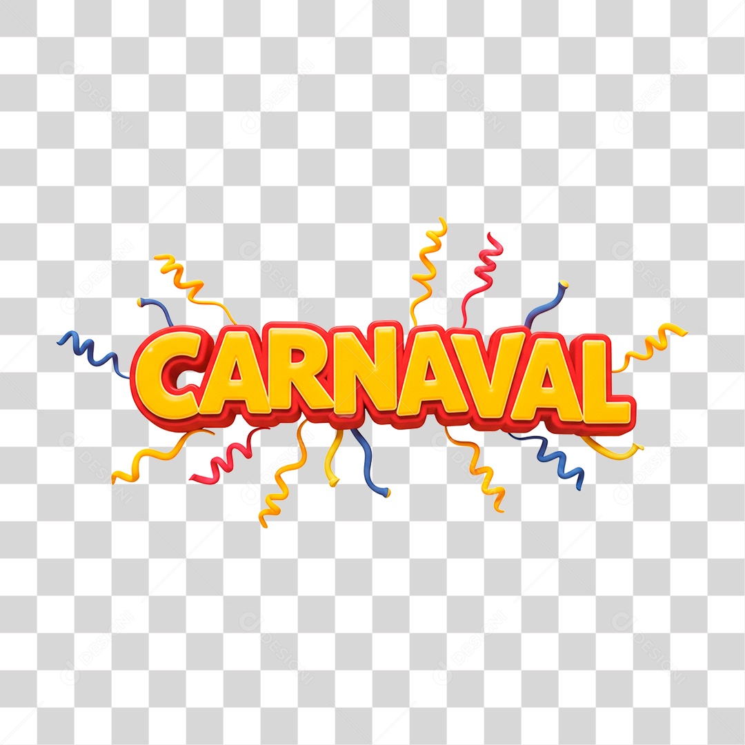 Selo de Carnaval PNG Transparente