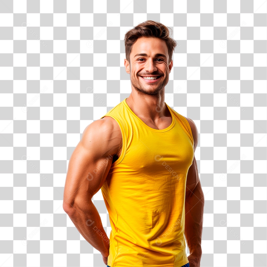 Homem Sorrindo PNG Transparente