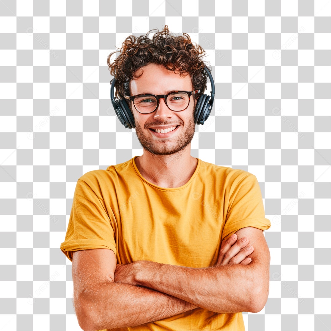 Homem Sorrindo PNG Transparente