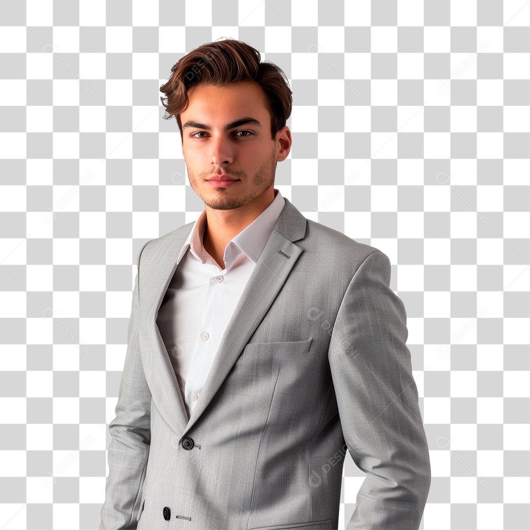 Homem de Terno PNG Transparente