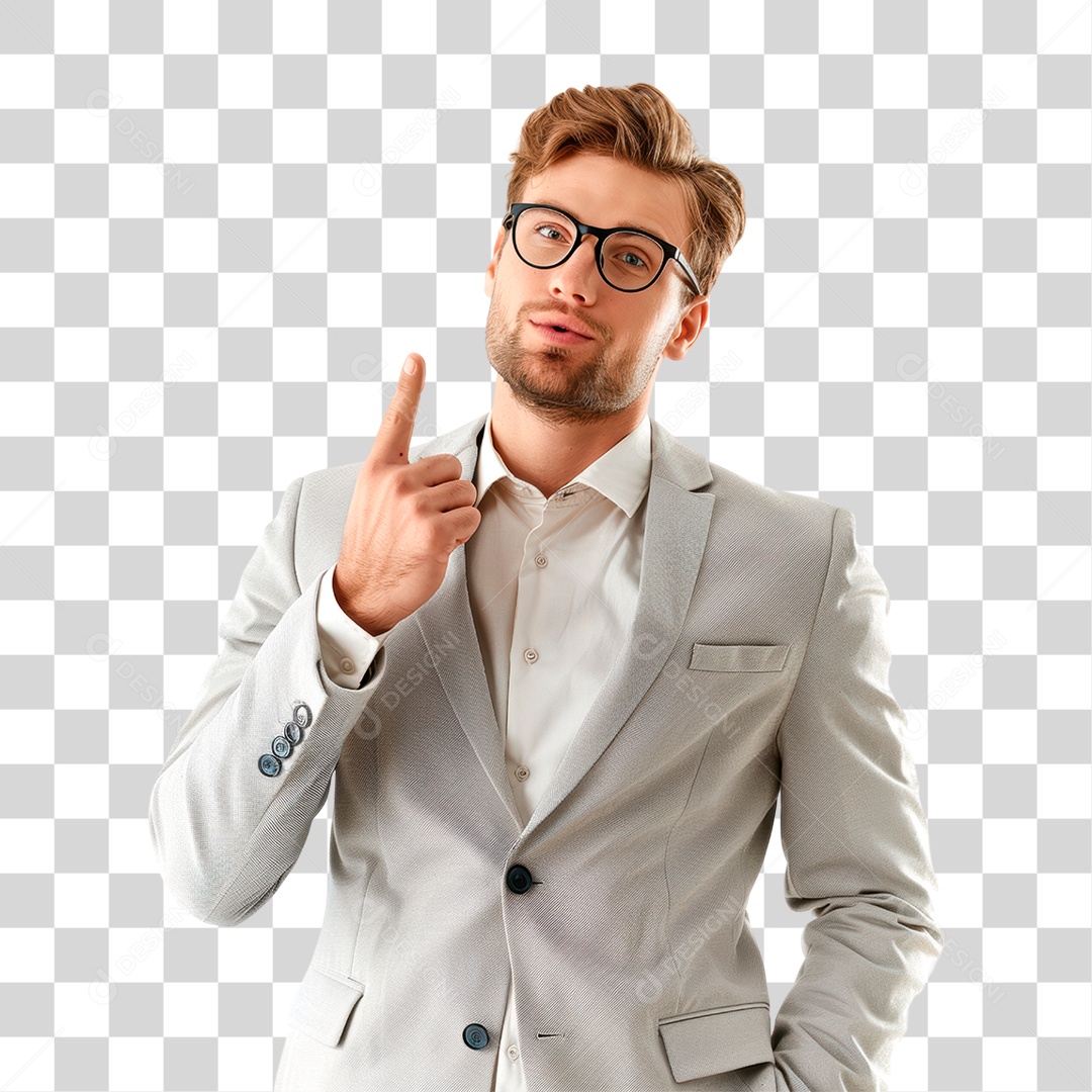 Homem de Terno PNG Transparente