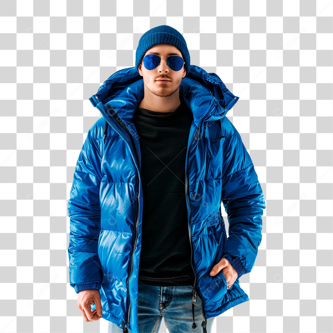 Homem de Óculos PNG Transparente