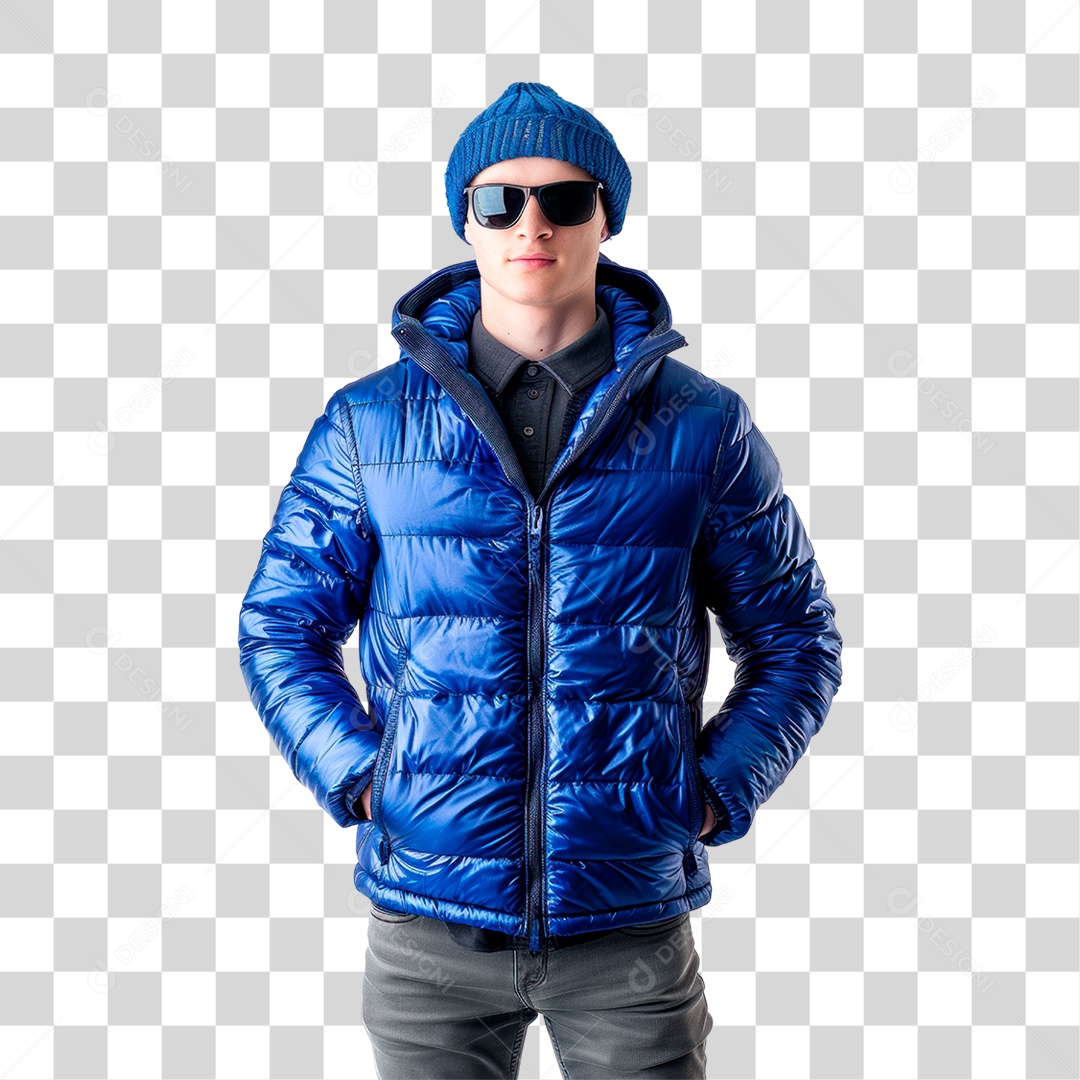 Homem de Óculos PNG Transparente