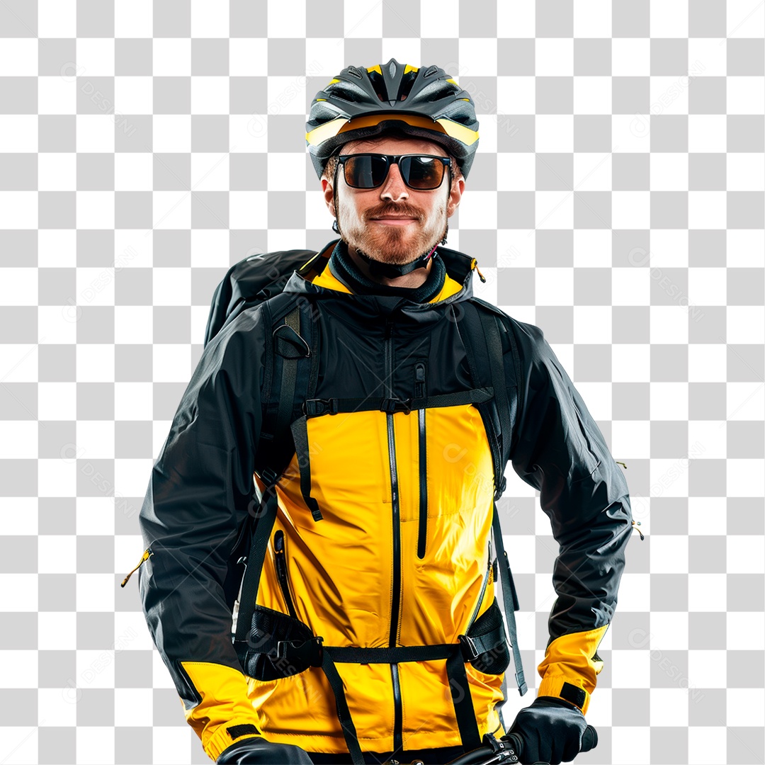 Ciclista PNG Transparente
