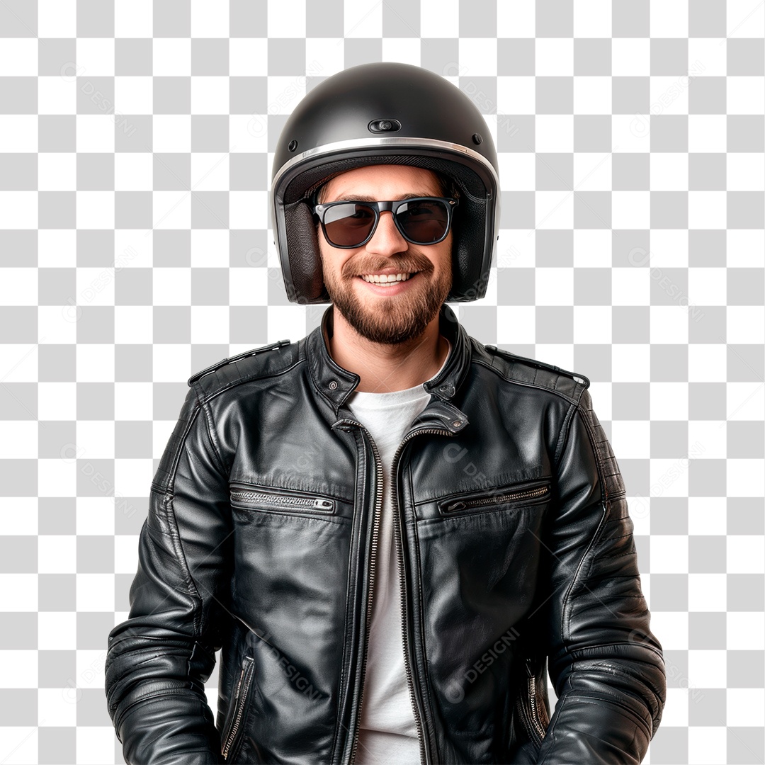 Motoqueiro PNG Transparente