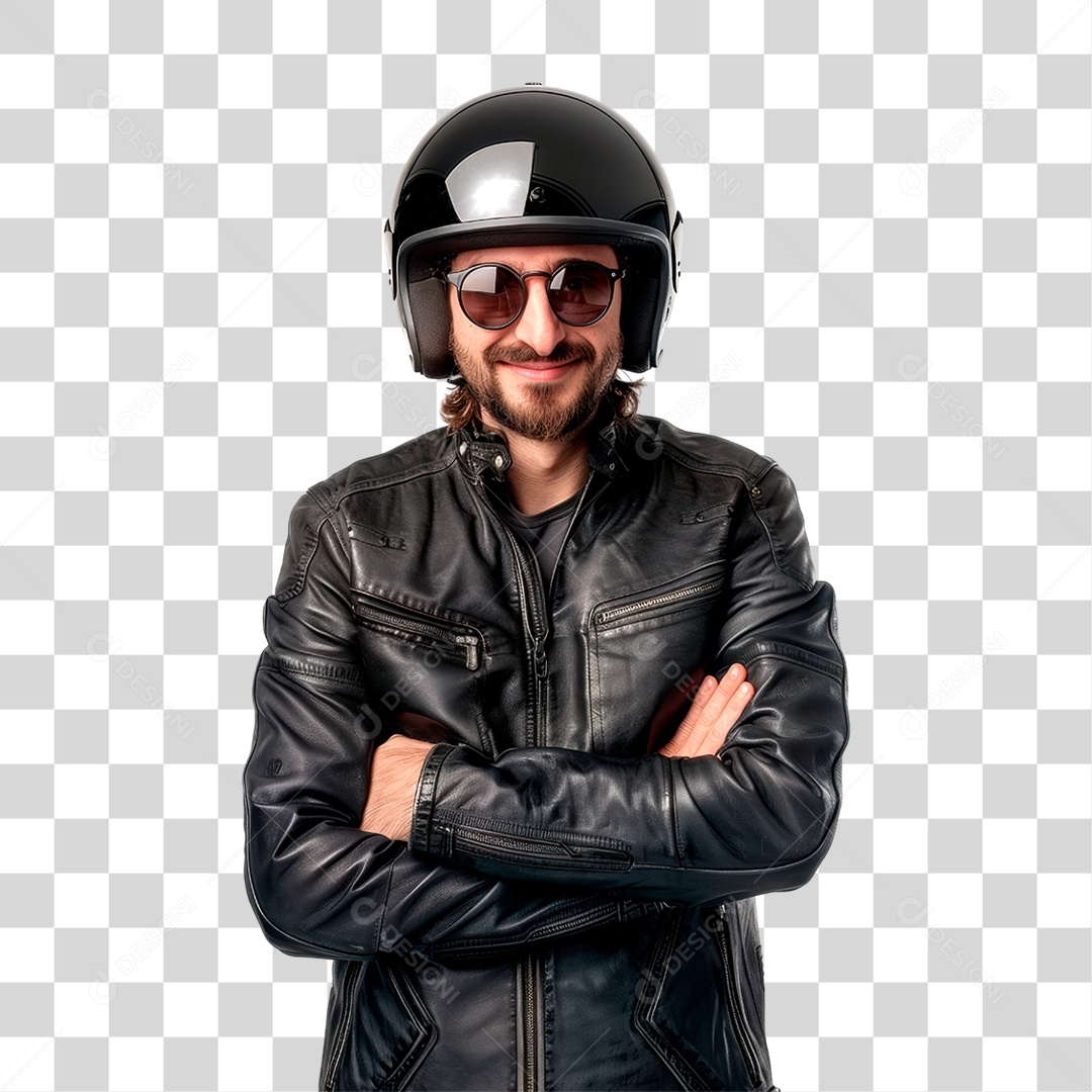 Motoqueiro PNG Transparente