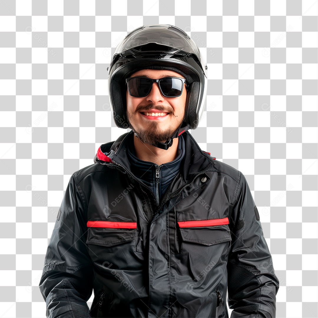 Motoqueiro PNG Transparente
