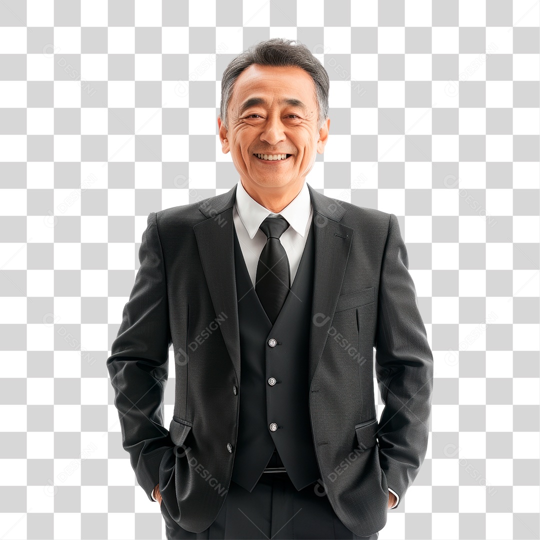 Homem de Terno PNG Transparente