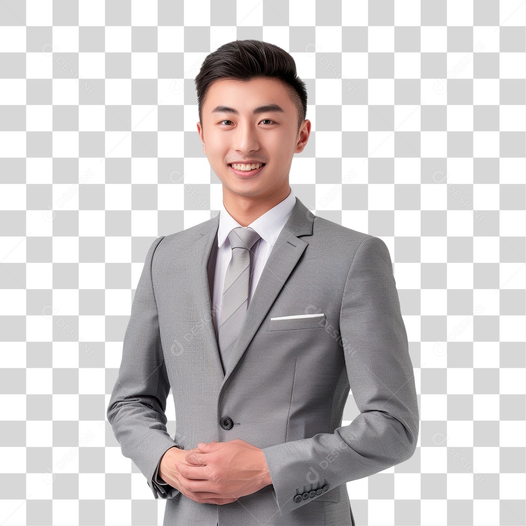 Homem de Terno PNG Transparente