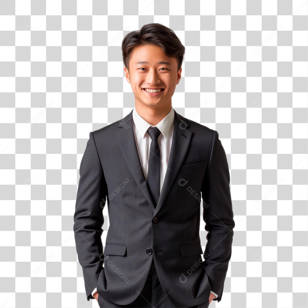 Homem de Terno PNG Transparente