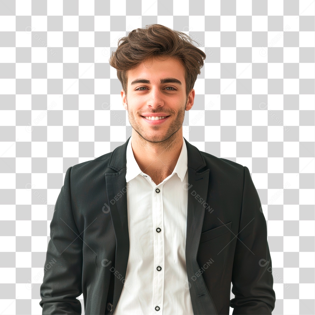 Homem de Terno PNG Transparente