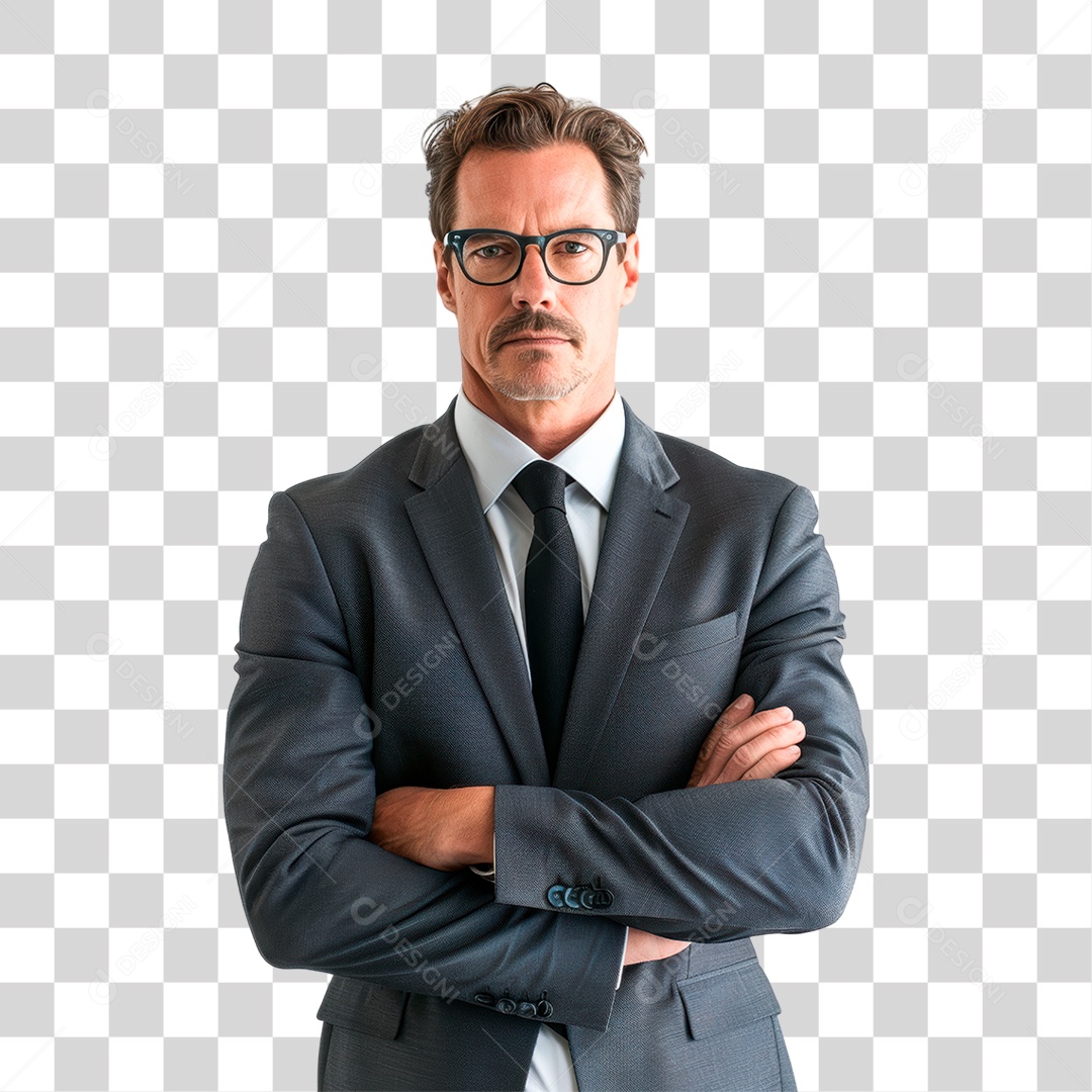 Homem de Terno PNG Transparente