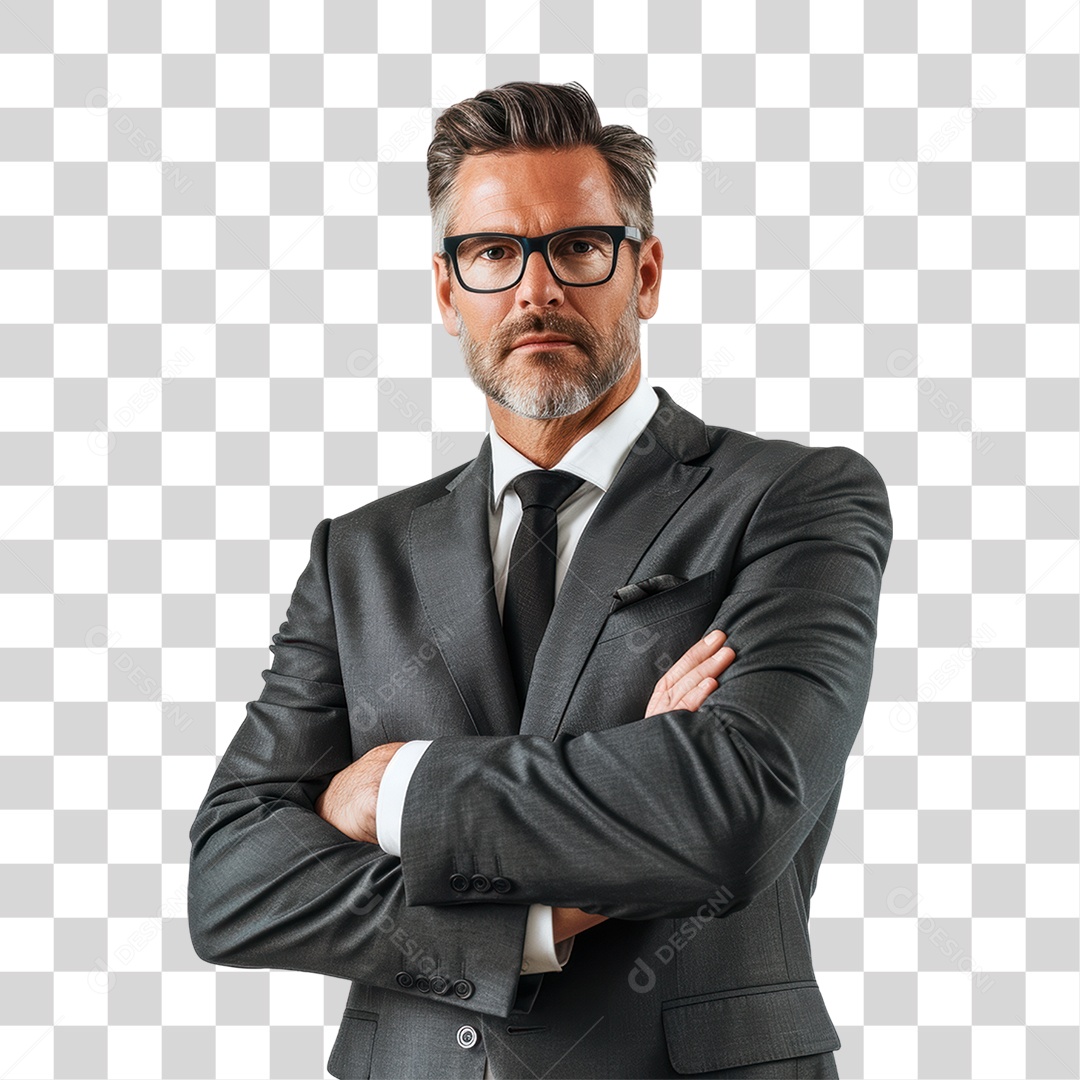 Homem de Terno PNG Transparente