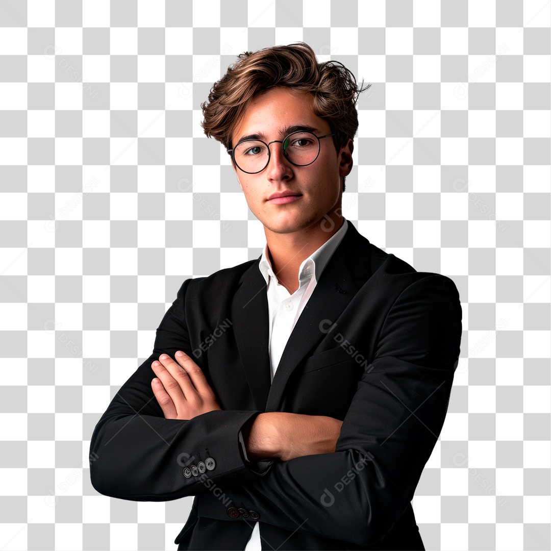 Homem de Terno PNG Transparente