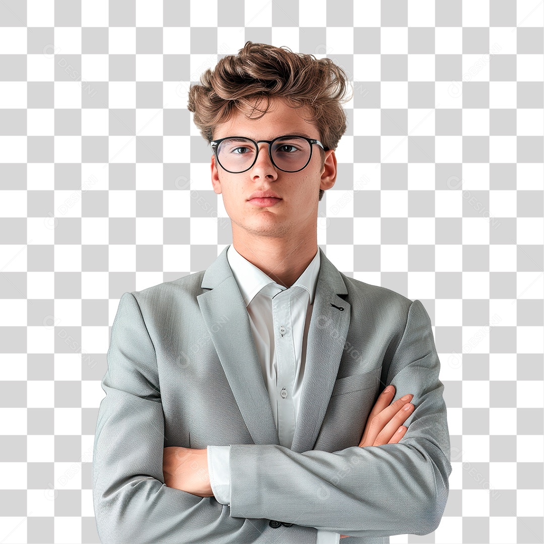 Homem de Terno PNG Transparente