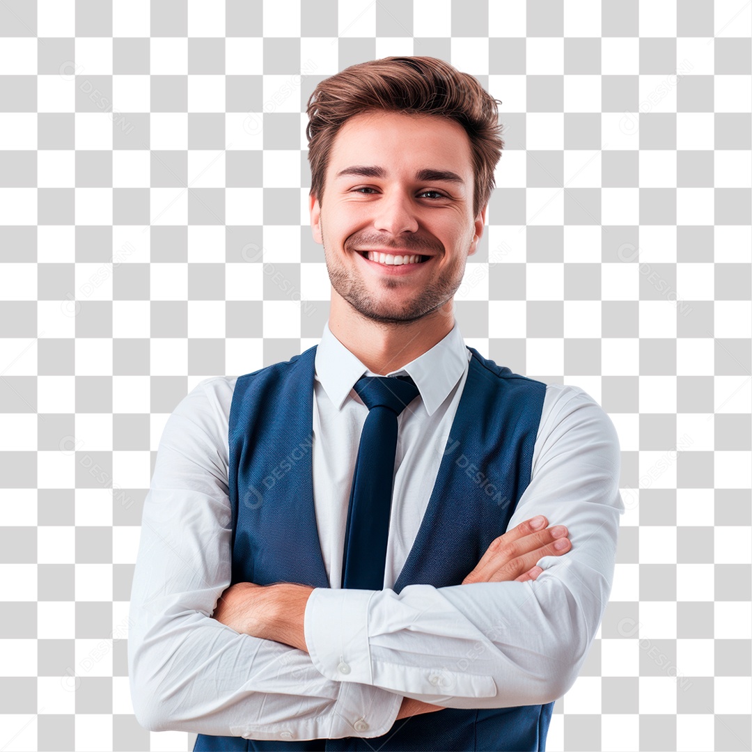 Homem de Terno PNG Transparente