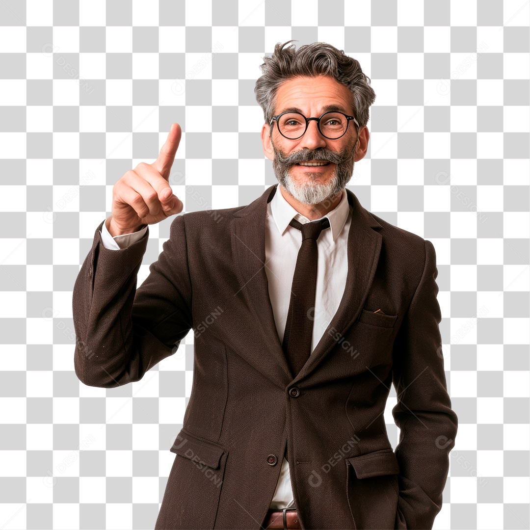 Homem de Terno PNG Transparente