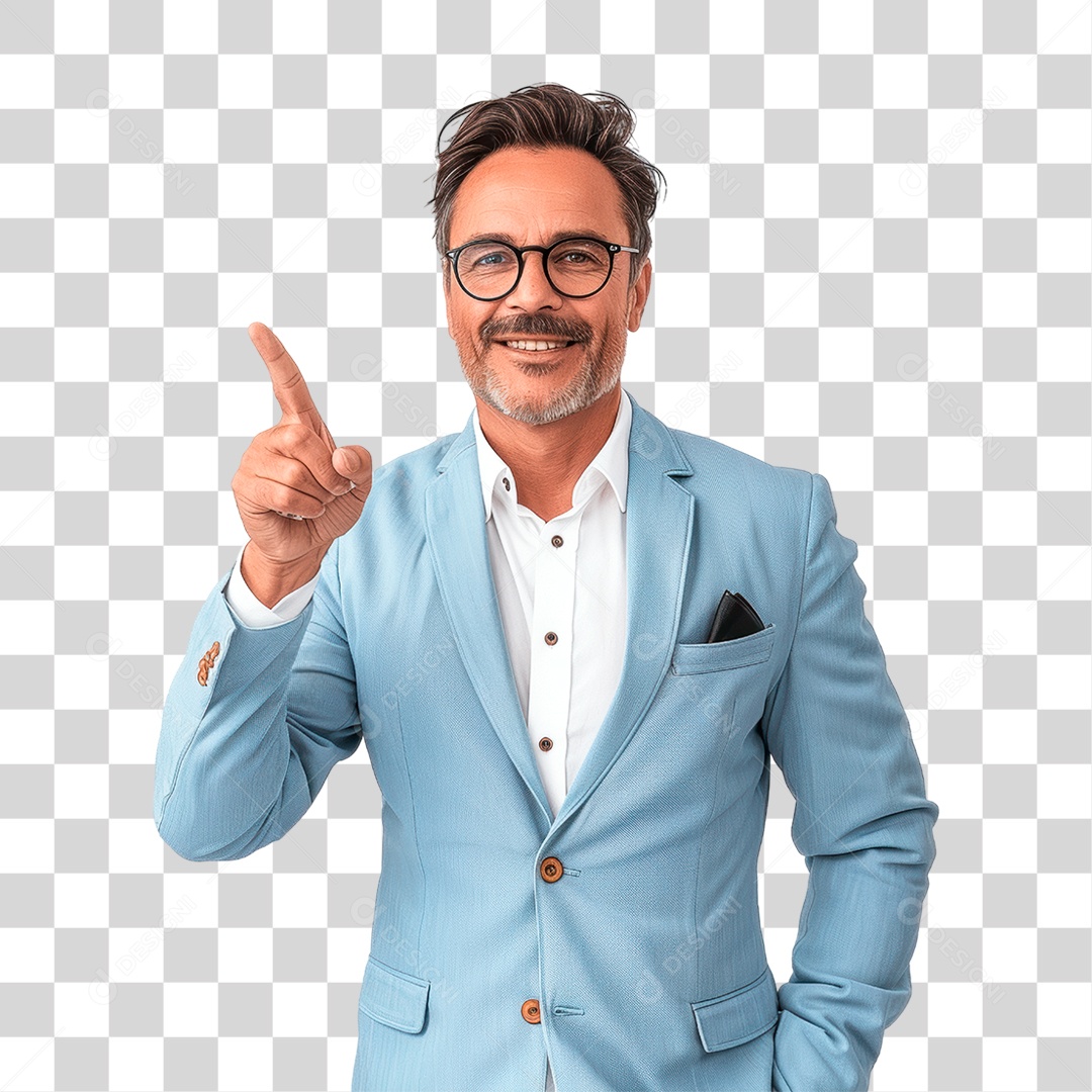 Homem de Terno PNG Transparente