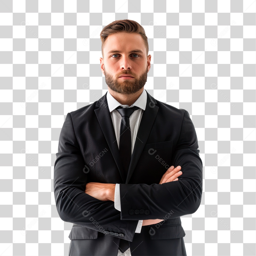 Homem de Terno PNG Transparente