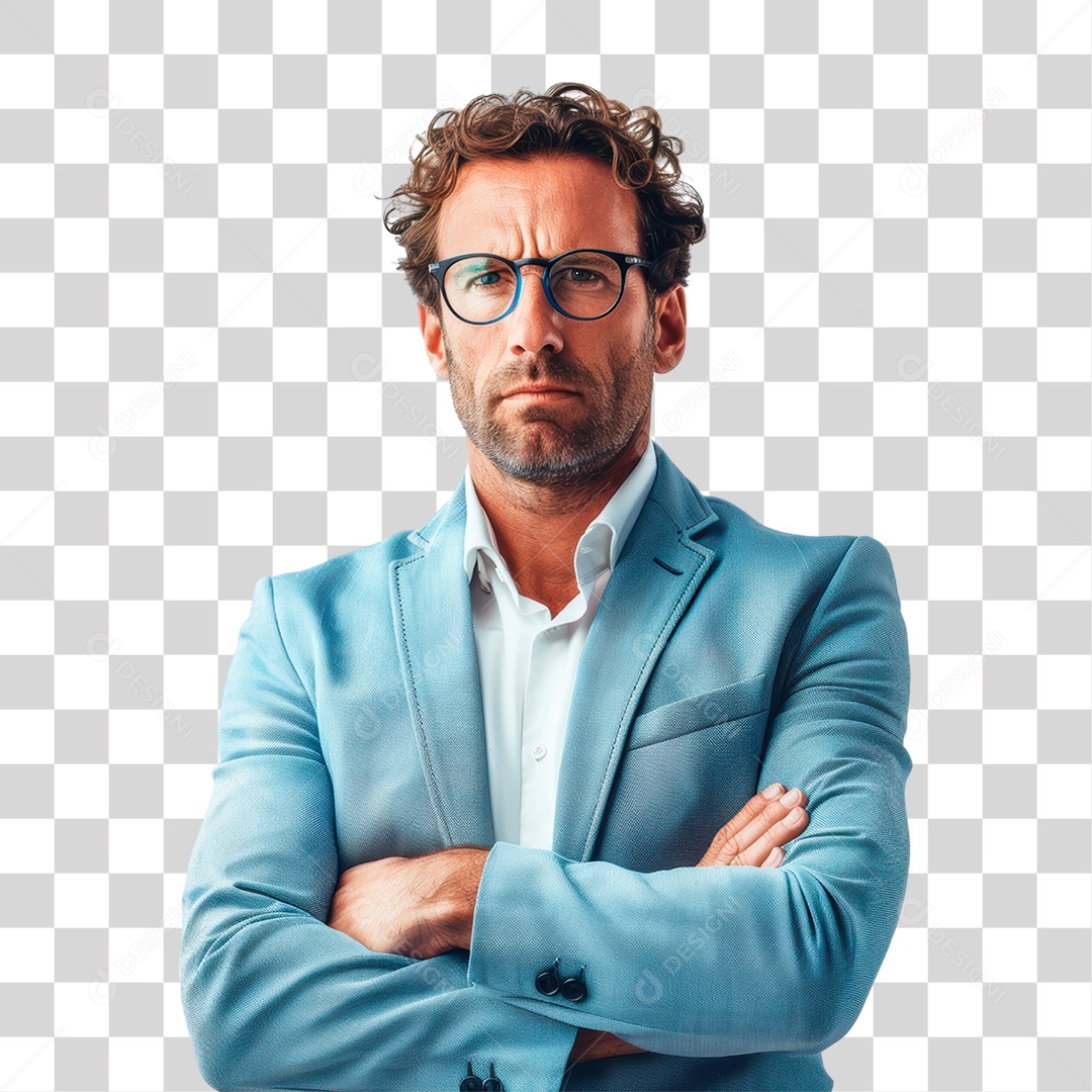 Homem de Terno PNG Transparente