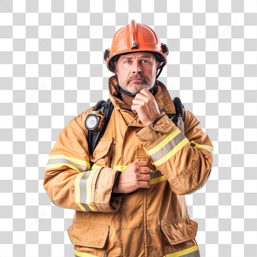 Bombeiro PNG Transparente