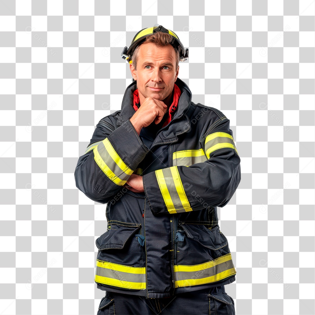 Bombeiro PNG Transparente