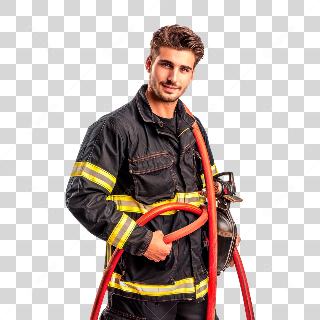 Bombeiro PNG Transparente