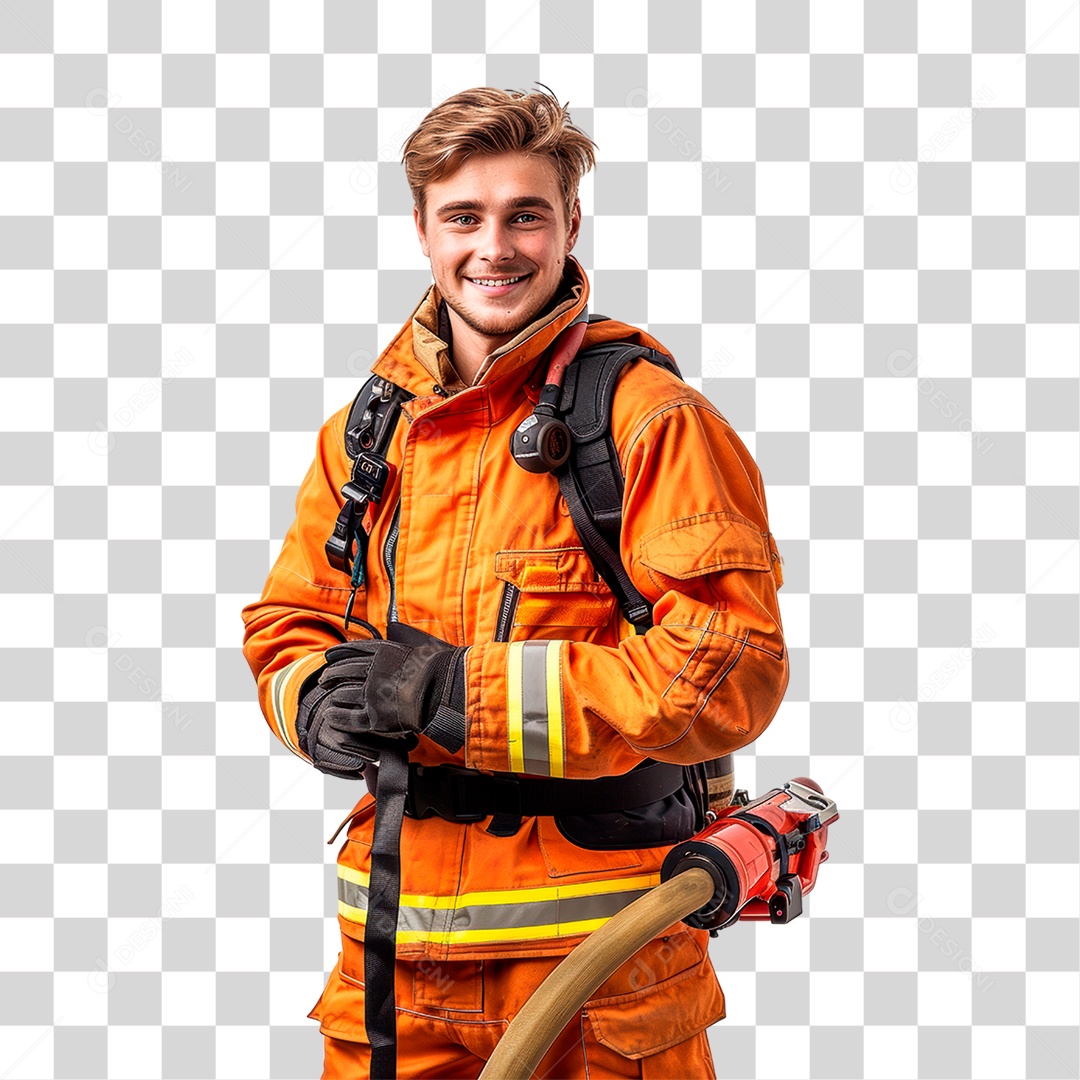 Bombeiro PNG Transparente