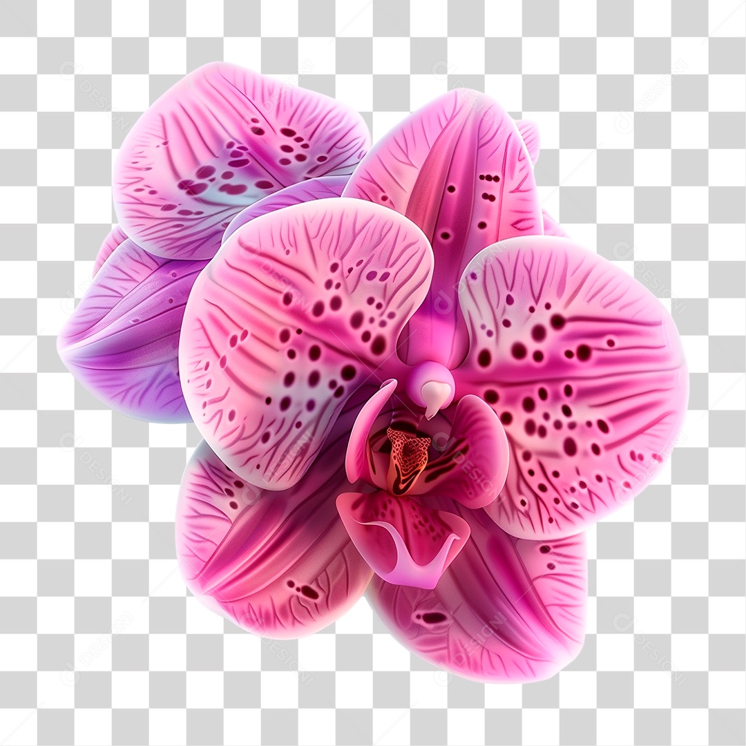 Flor Roxa PNG Transparente