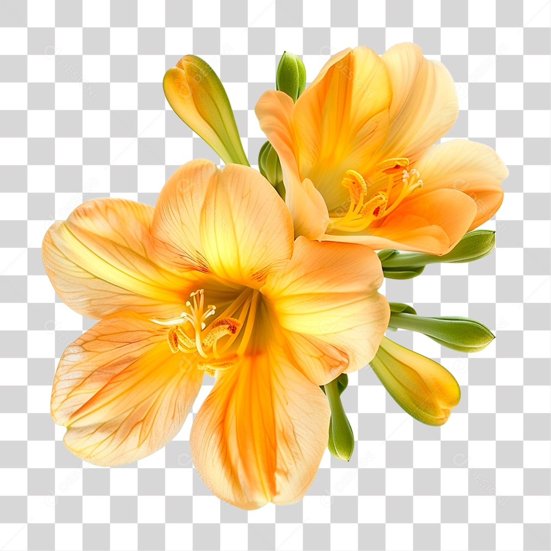 Flor Amarela PNG Transparente