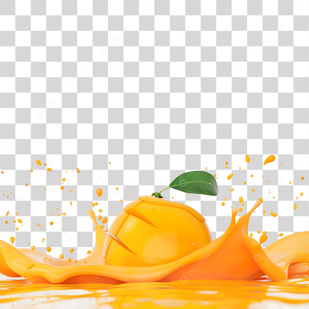 Fatia de Laranja PNG Transparente