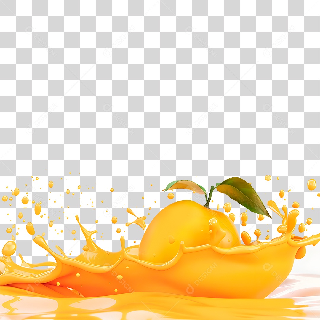 Fatia de Laranja PNG Transparente