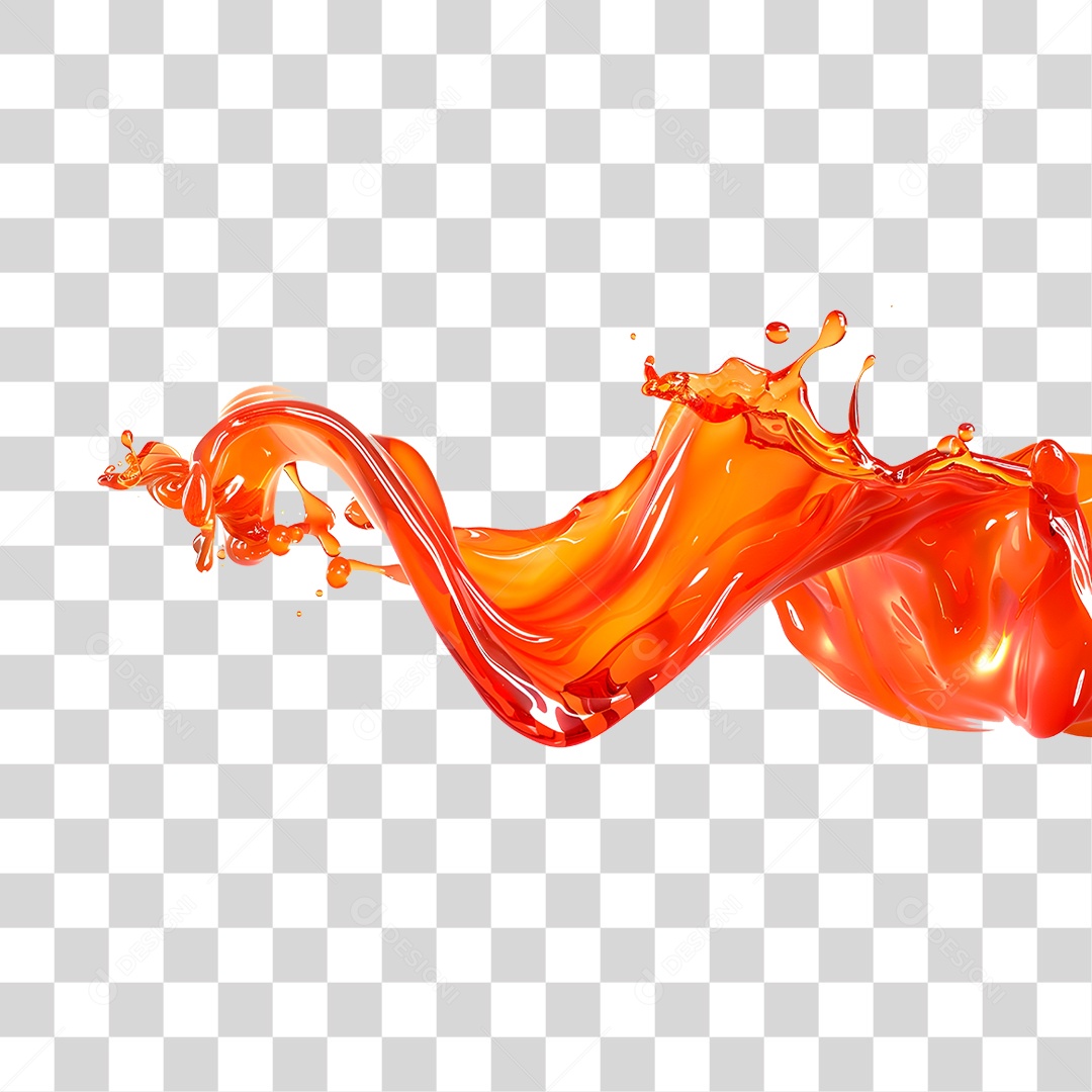 Suco de Laranja PNG Transparente