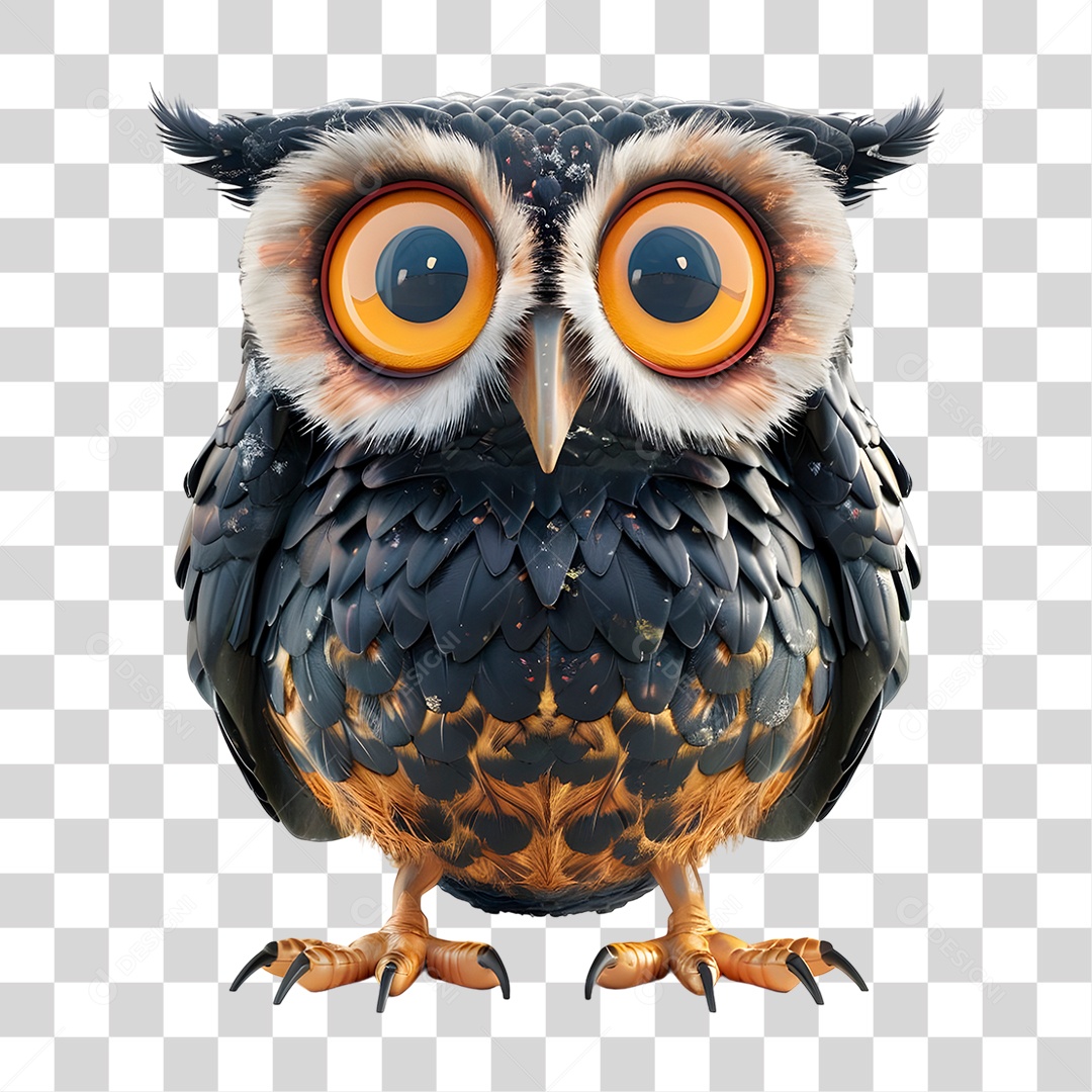 Coruja PNG Transparente