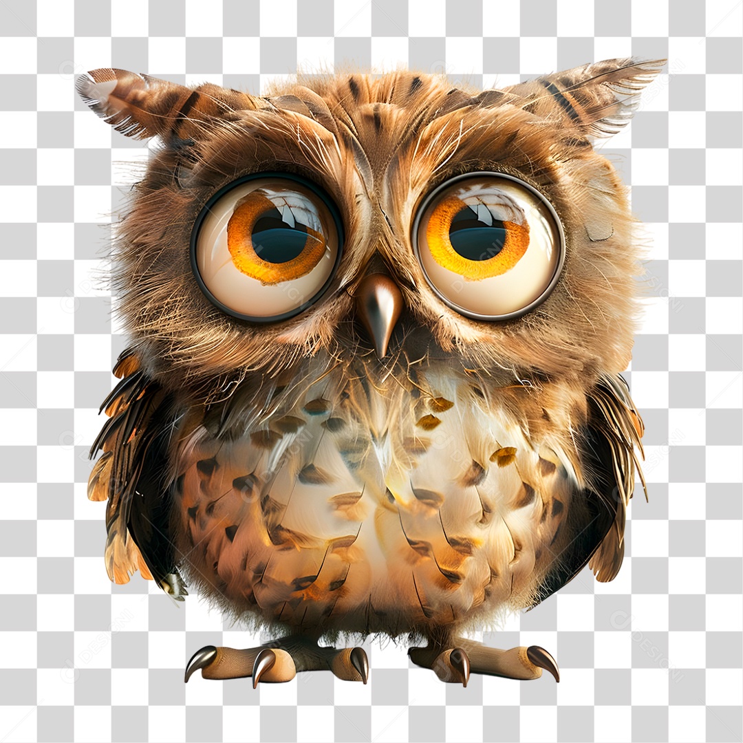 Coruja PNG Transparente